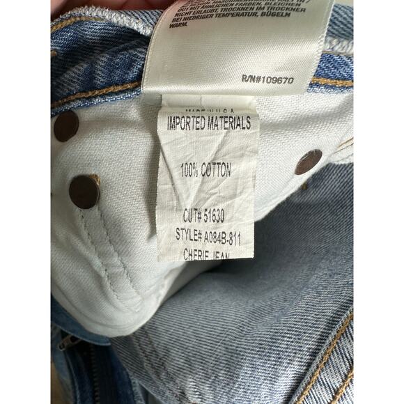 Agolde Cherie straight jeans size 24 NWOT - Picture 6 of 11